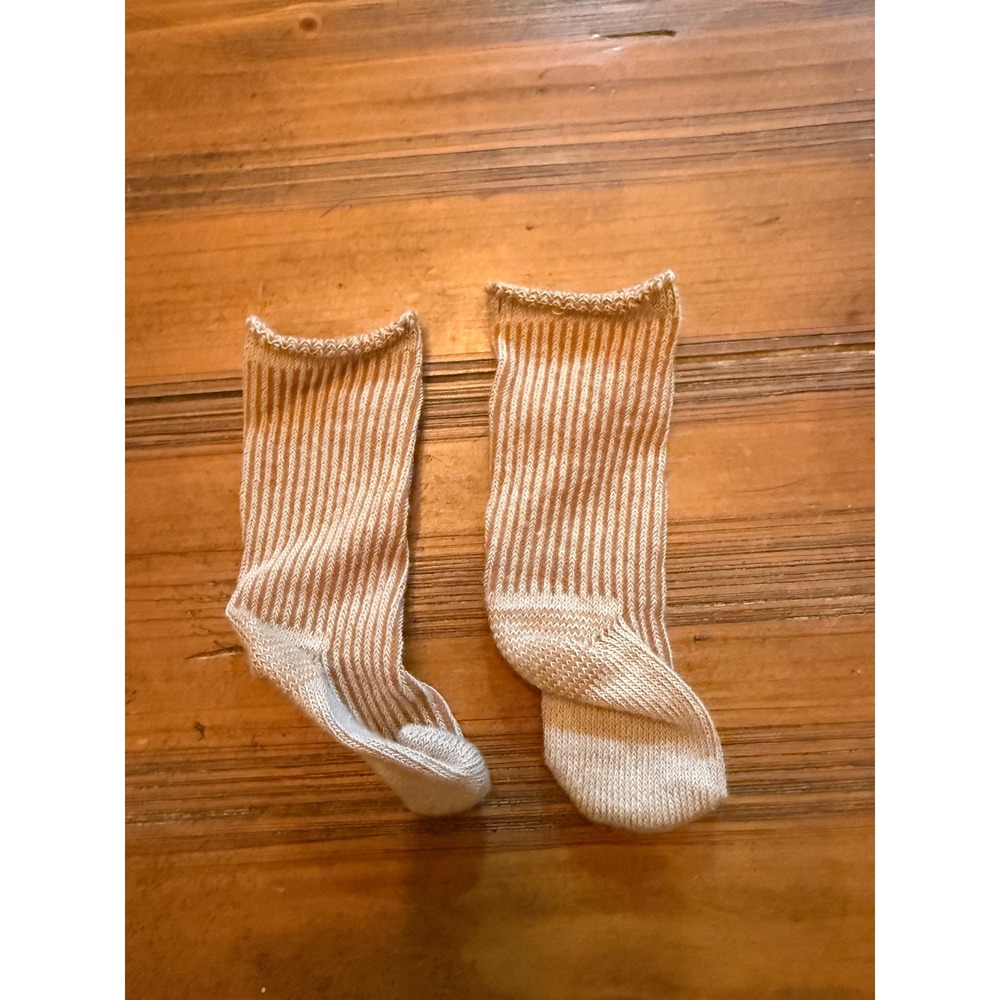 American Girl Kirsten Birthday Outfit Tan Socks Pleasant Company 1990's EUC